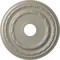 Ekena Millwork Dublin Ceiling Medallion (Fits Canopies up to 5 1/8"), 17 7/8"OD x 3 5/8"ID x 1 1/4"P, Pearl White CM17DUPWS - alternate 1